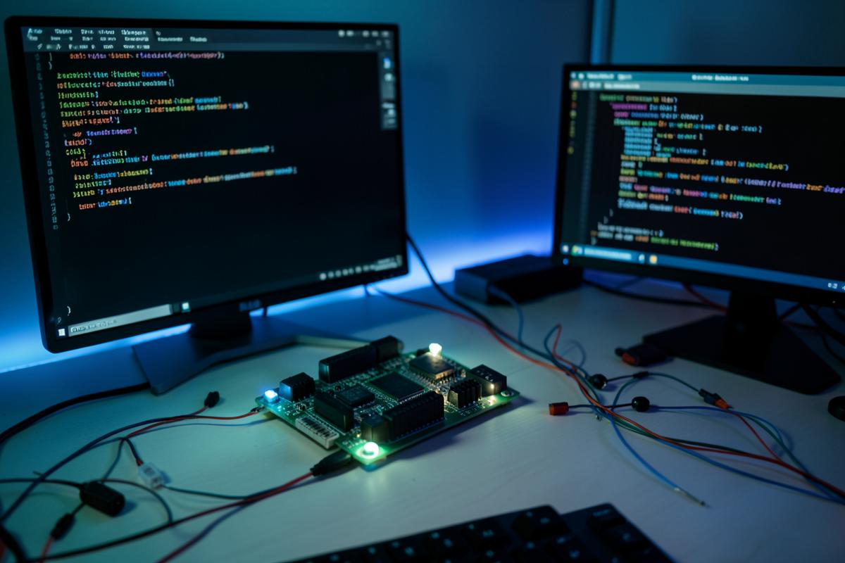 Developer screen showing multiple analysed video streams